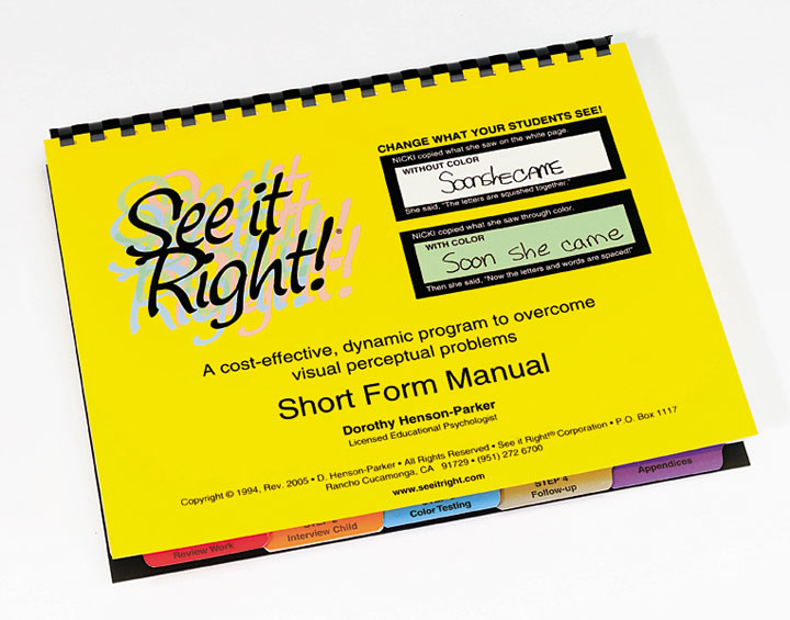 SHORT FORM ASSESSMENT MANUAL SHORT FORM ASSESSMENT MANUAL